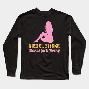 DIESEL TRUCK: Diesel Smoke Long Sleeve T-Shirt